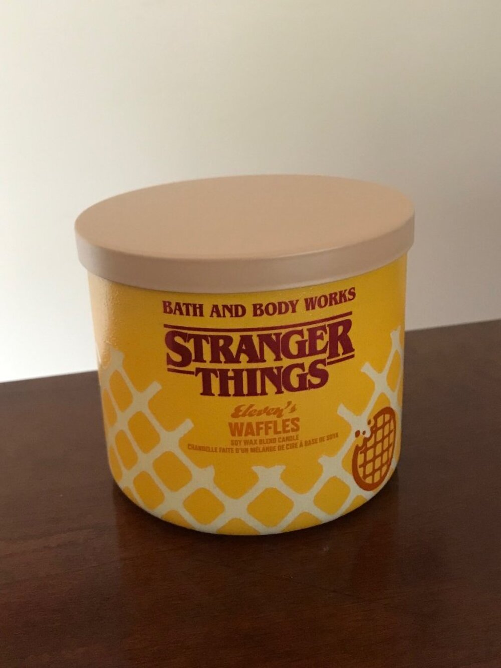 Bath & Body Works x Stranger Things Eleven's Waffles 3-Wick Candle